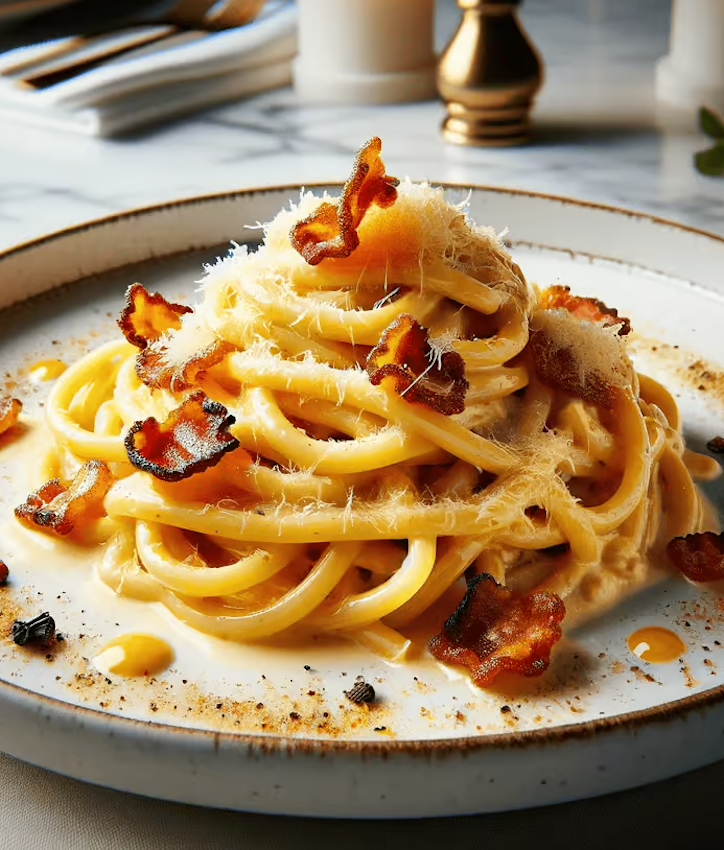 Video Ricetta Pici alla Carbonara ristorante il Giardino Montecatini